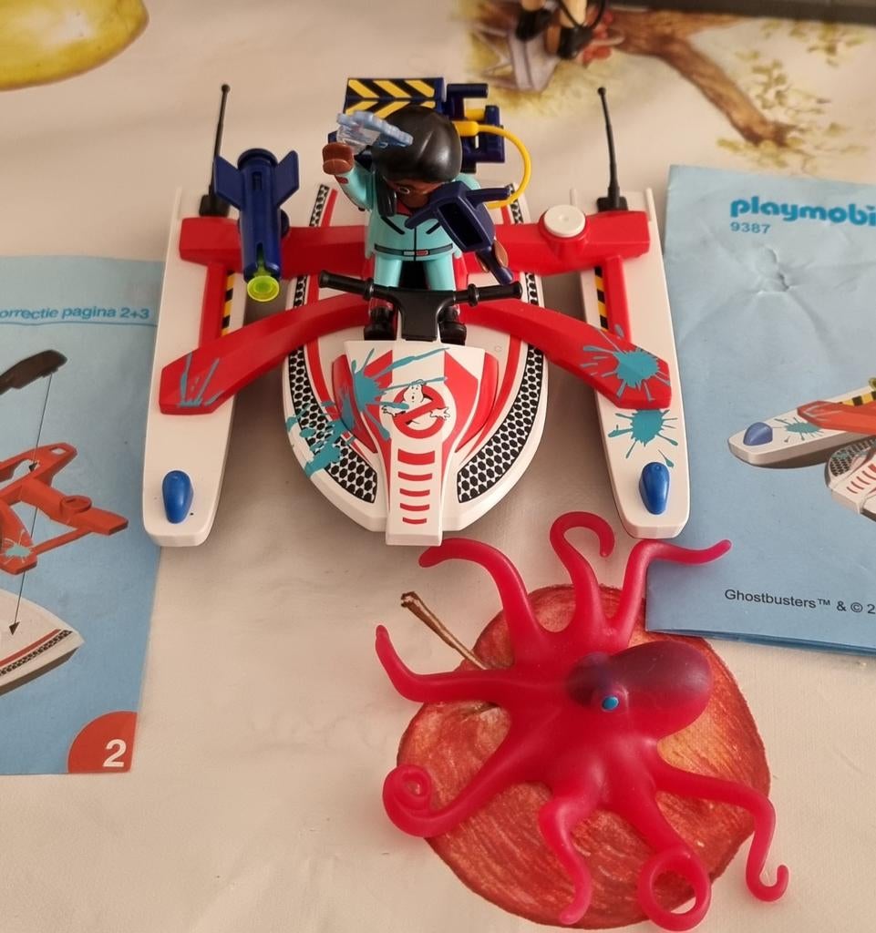 Playmobil 9387 Ghosbusters zedemore met aqua schooter drijve, Kinderen en Baby's, Speelgoed | Playmobil, Ophalen of Verzenden