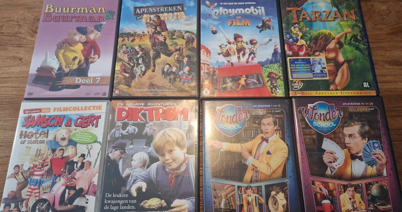 Dvd's 1 euro per stuk, Cd's en Dvd's, VHS | Kinderen en Jeugd, Alle leeftijden, Ophalen of Verzenden, Zo goed als nieuw, Overige typen