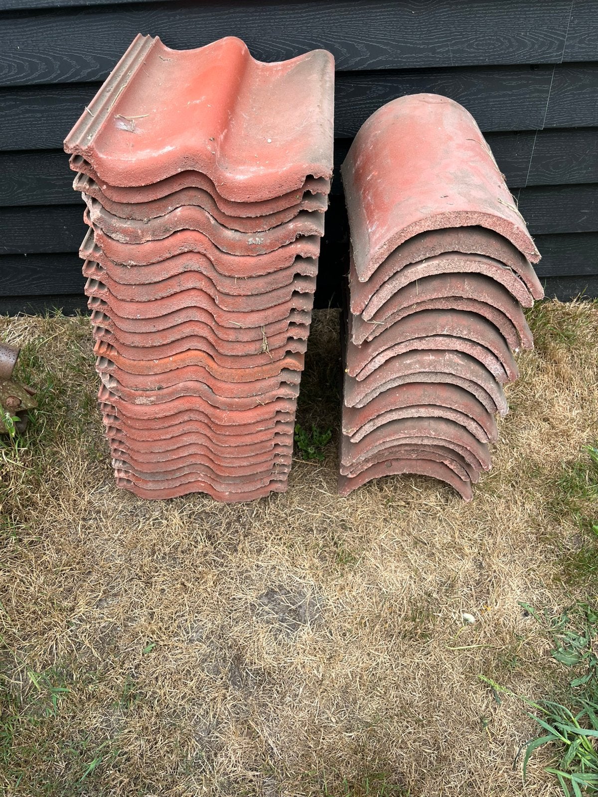 Te koop pannen en nokken, Steen of Klei, Ophalen of Verzenden, Zo goed als nieuw, 15 m² of meer