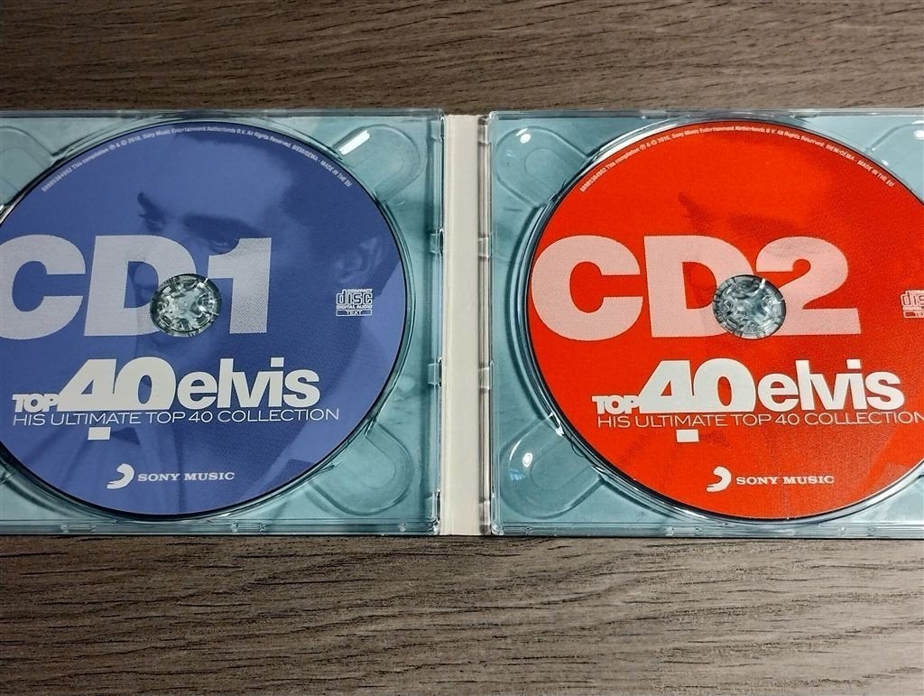 Elvis Presley - His Ultimate Top 40 Collection 2 CD Digipack, Ophalen of Verzenden, Zo goed als nieuw, Poprock