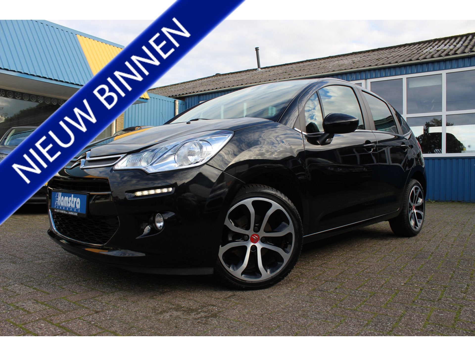 Citroën C3 1.2 " Exclusive" Sportive Cruise - Clima - Navi, Auto's, Gebruikt, Zwart, Alcantara, Zwart