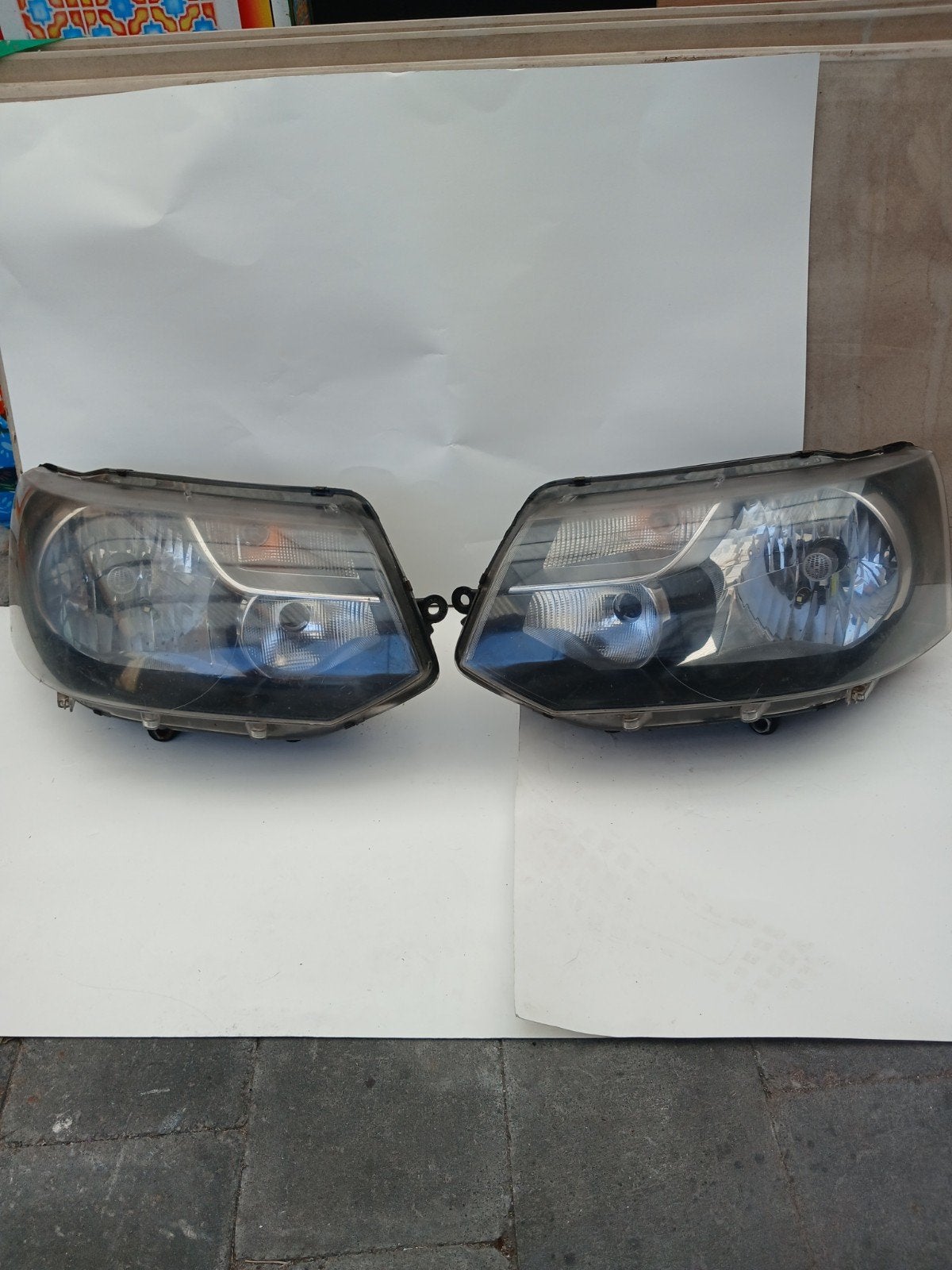 Koplampen set voor Volkswagen Transporter t5.1, Ophalen, Gebruikt, Volkswagen