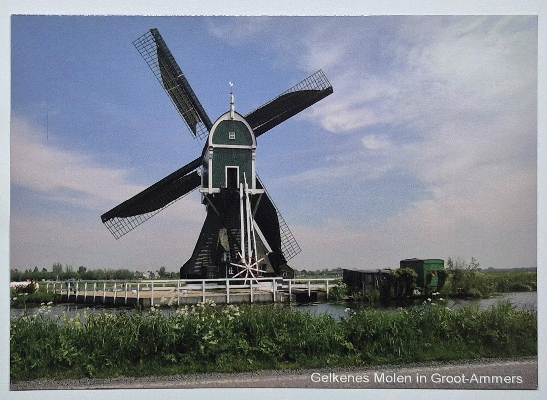 Groot Ammers ( Z.H. ) Gelkenes Molen, Verzenden, 1980 tot heden, Ongelopen, Zuid-Holland