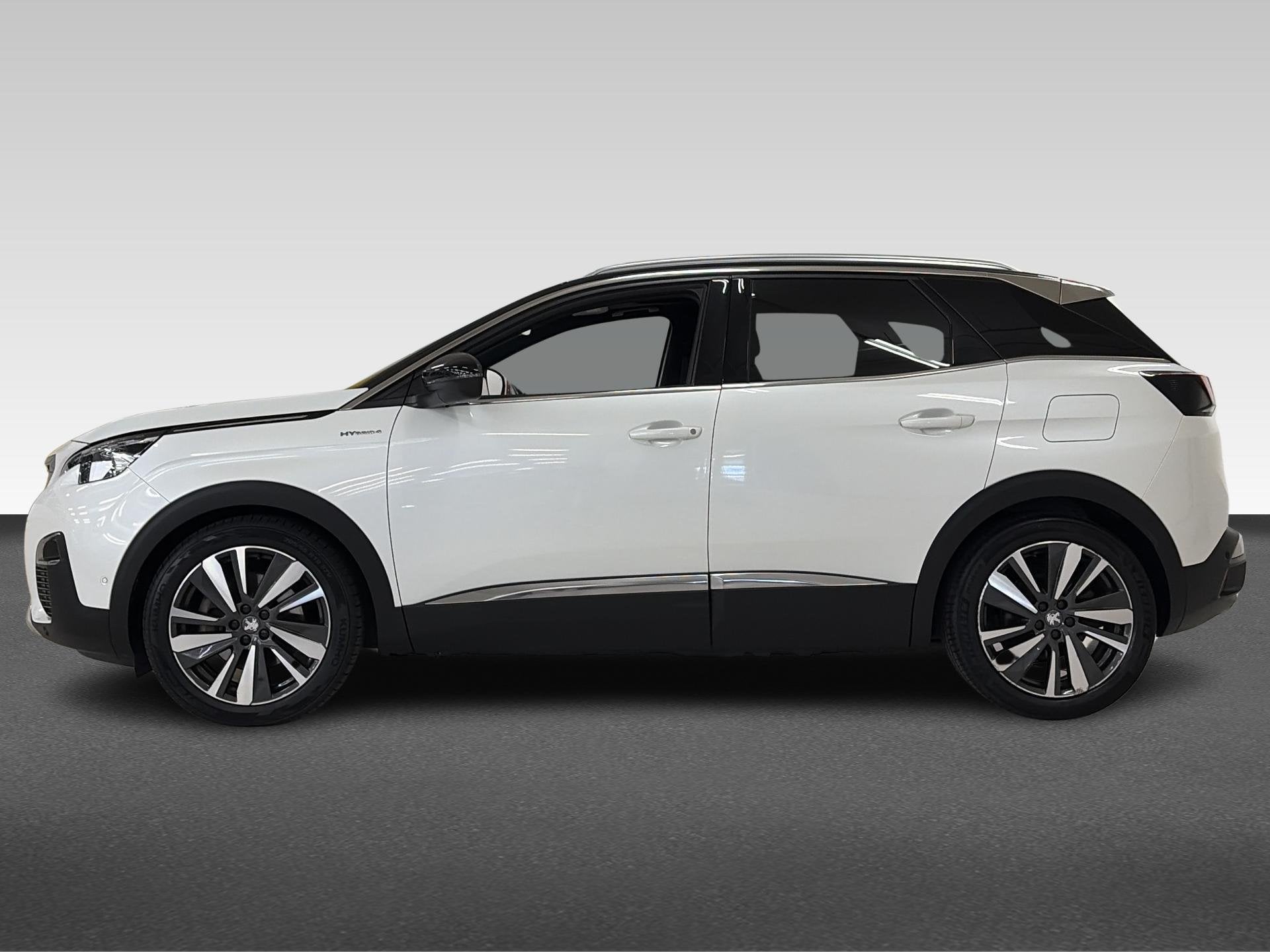Peugeot 3008 1.6 Hybrid4 300 GT Advantage, Auto's, Peugeot, Automaat, Euro 6, 4 cilinders, Wit