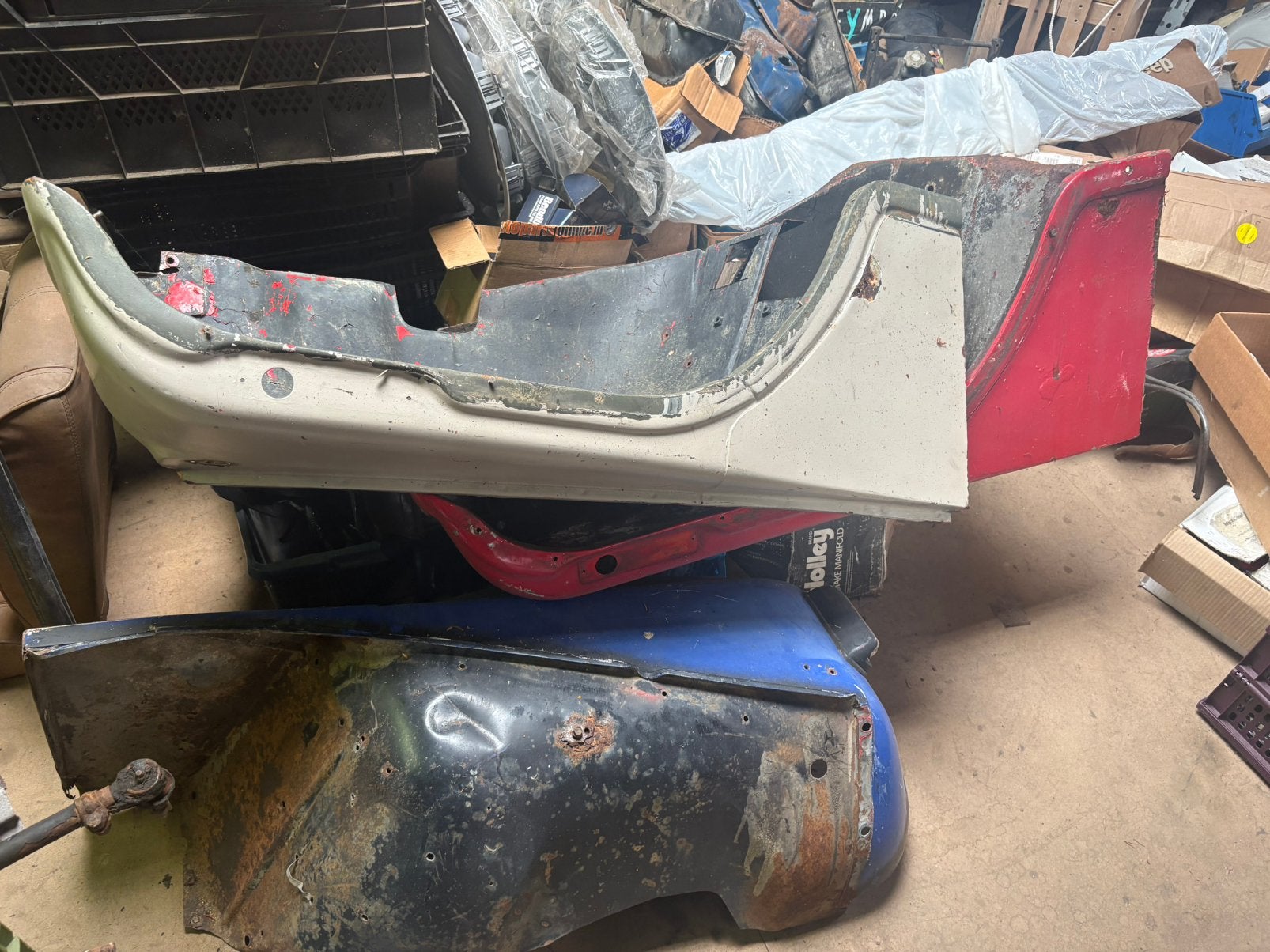 Jeep cj voorschermen, Auto-onderdelen, Gebruikt, Amc, Voor, Jeep