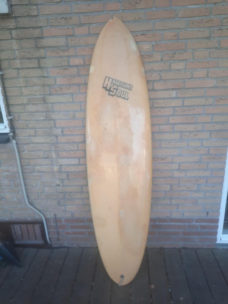 Hawaiian Soul Shortboard - Gebruikt, Watersport en Boten, Golfsurfen, Ophalen, Gebruikt, Shortboard, Met vinnen