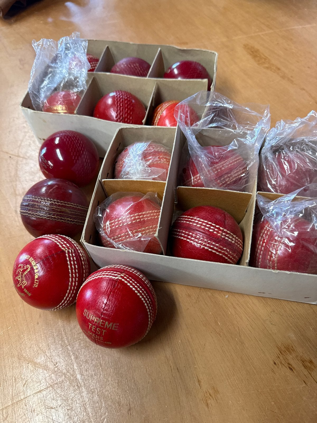 Vintage Cricketballen Collectie - Diverse Merken, Ophalen of Verzenden, Gebruikt