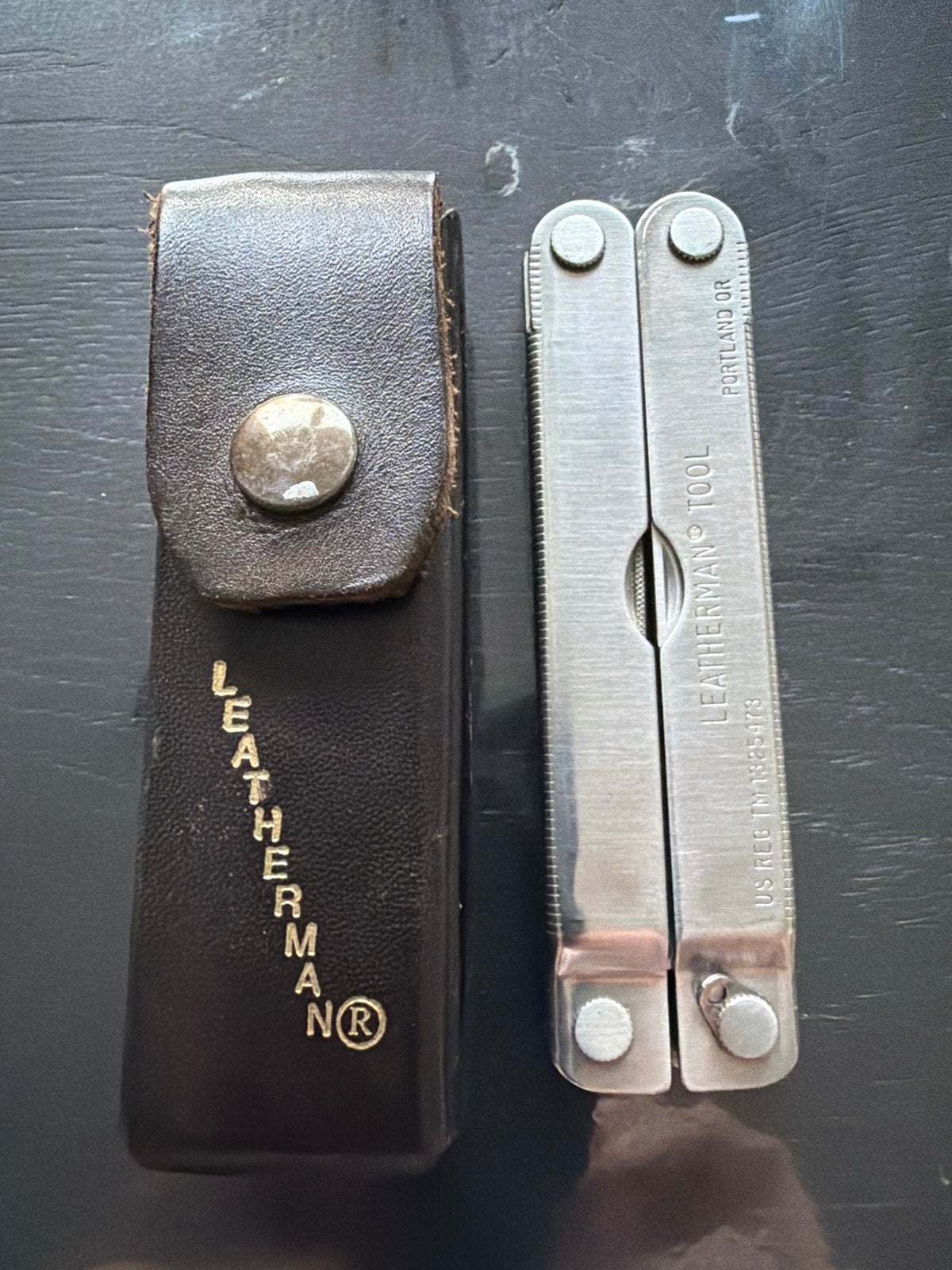 Leatherman Multitool met etui, Ophalen of Verzenden, Gebruikt, Multitool, Overige merken