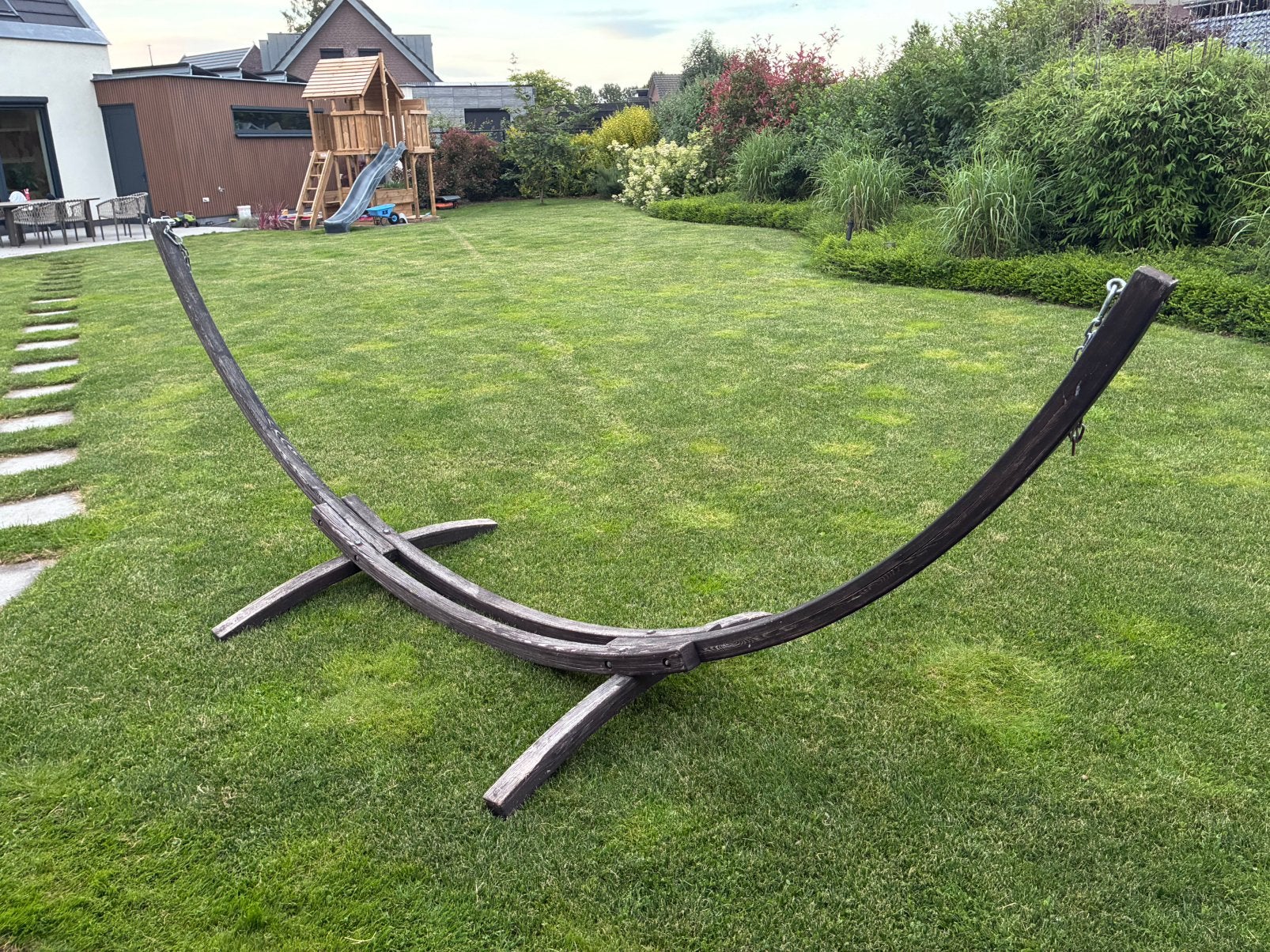 Hangmat standaard, Tuin en Terras, Hangmatten, Ophalen, Gebruikt, Meerpersoons, Met standaard