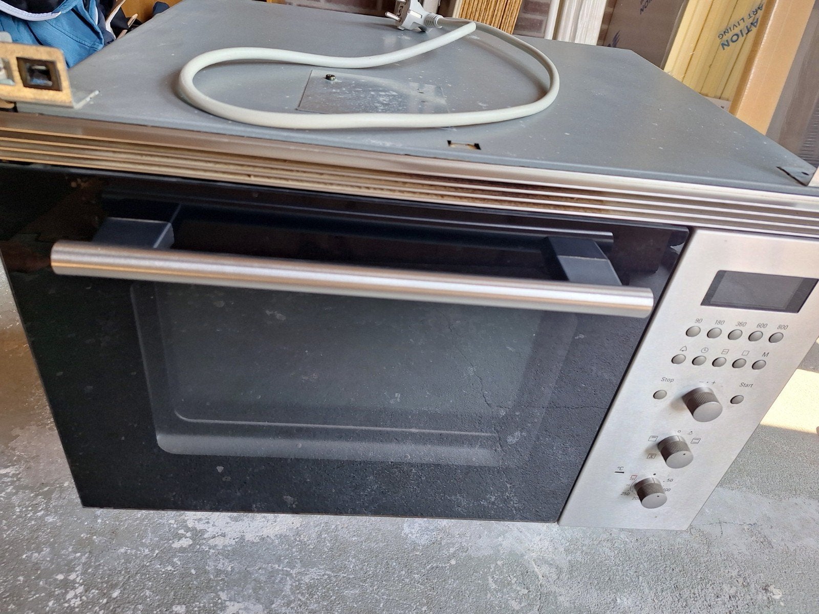 Siemens Inbouw Combi-oven HF85950NL-  Gebruikt, Ophalen, 45 tot 50 cm, Gebruikt, Siemens