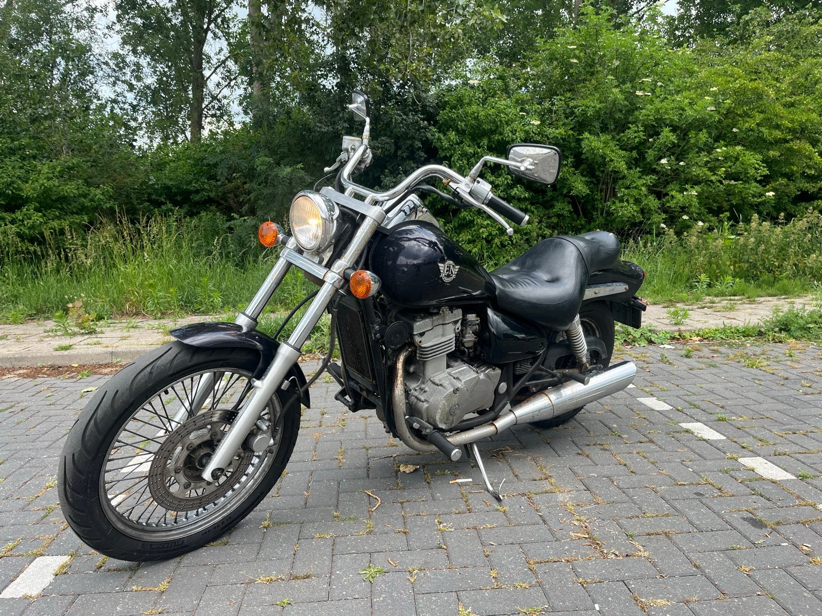 Kawasaki EN500 Vulcan, 2 cilinders, Chopper, Gebruikt, Particulier