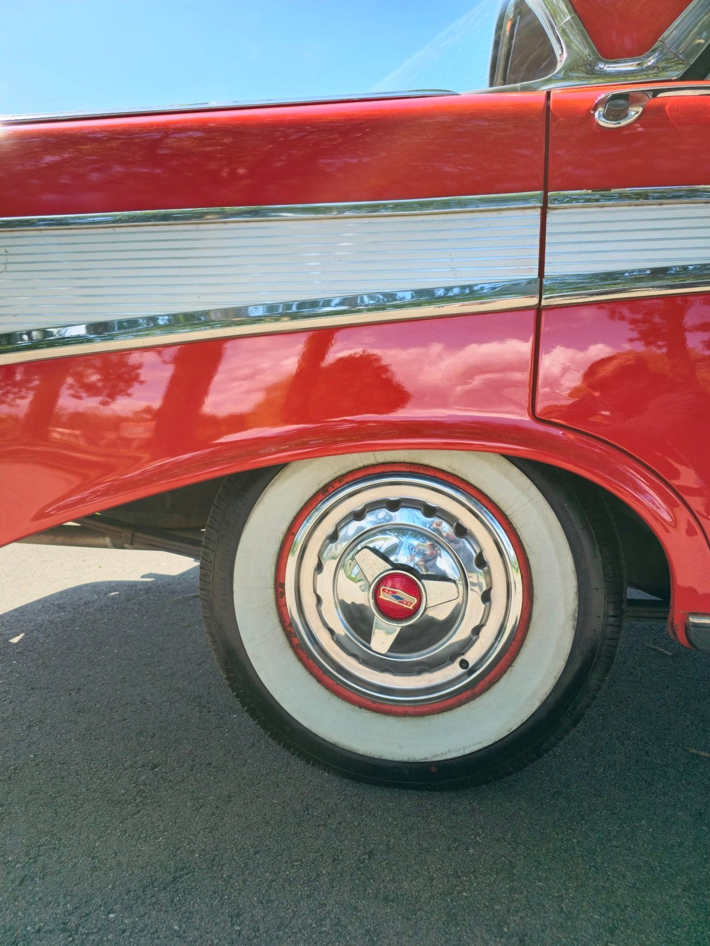 Chevrolet USA Bel Air 4 deurs hardtop continental pakket, foto 8
