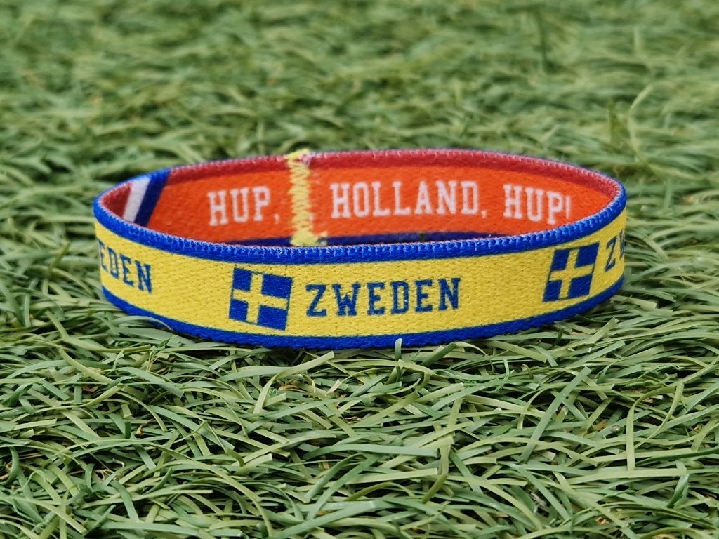 Dubbelzijdig armbandje Zweden / Oranje - WK 2026, Verzenden, Zo goed als nieuw, Buitenlandse clubs, Overige typen