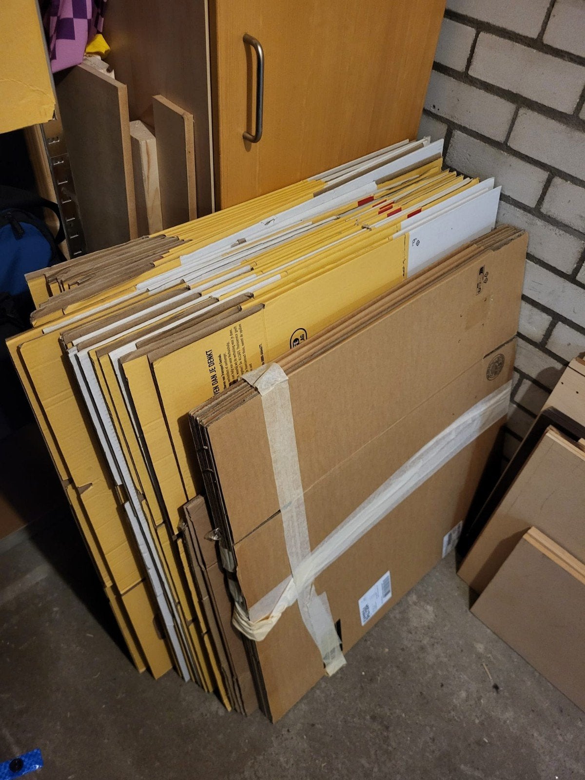 Shurgard verhuisdozen, Ophalen, 40 tot 60 cm, Opvouwbaar, 50 tot 75 cm