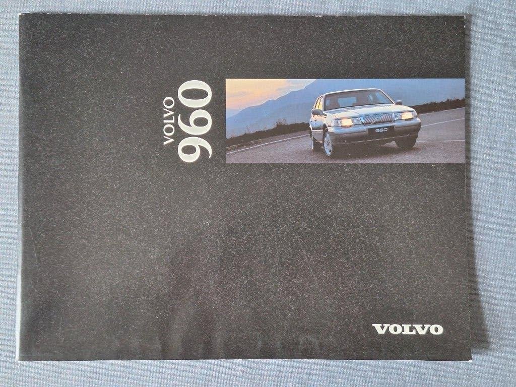Brochure VOLVO 960 - 1995 Engels, Verzenden, Gelezen, Volvo