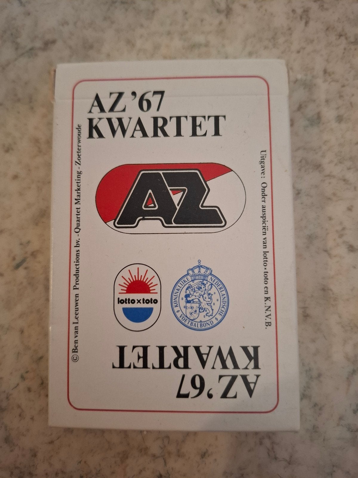 AZ '67 Kwartetspel - Voetbal Historie, Ophalen of Verzenden, Zo goed als nieuw, Kwartet(ten)