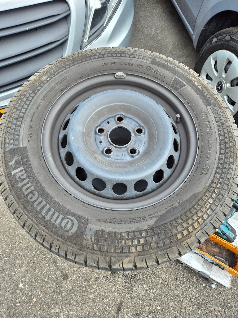 Volkswagen crafter/man tge velgenset  continental, Auto-onderdelen, Banden en Velgen, Ophalen, Bestelwagen, 16 inch, Banden en Velgen