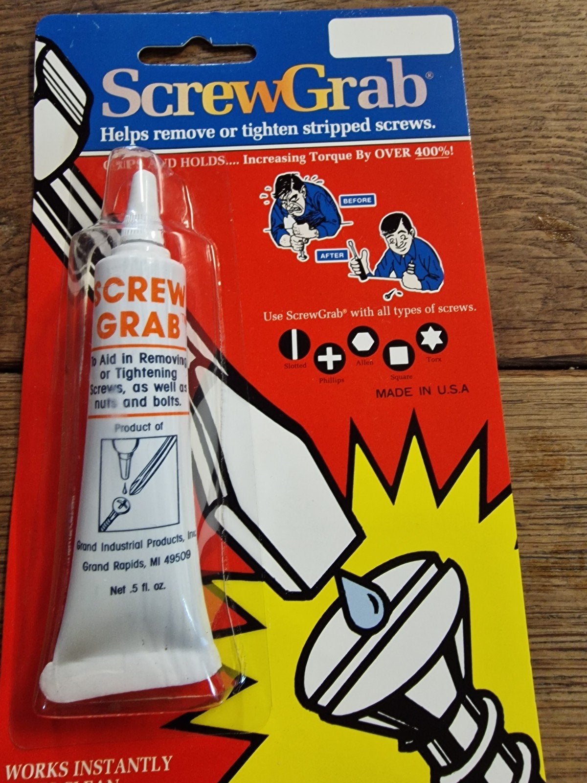 ScrewGrab: Grip op dolgedraaide schroeven, Ophalen of Verzenden, Nieuw