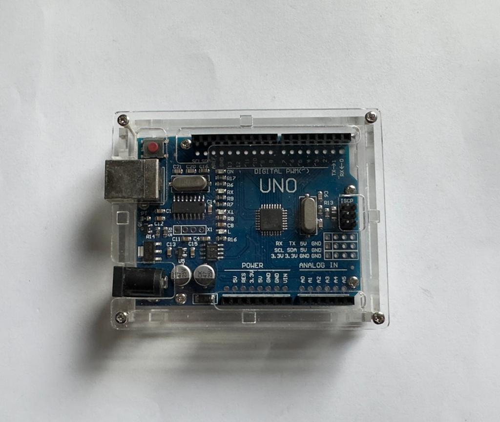 Arduino Uno microcontroller met behuizing, Ophalen of Verzenden, Nieuw