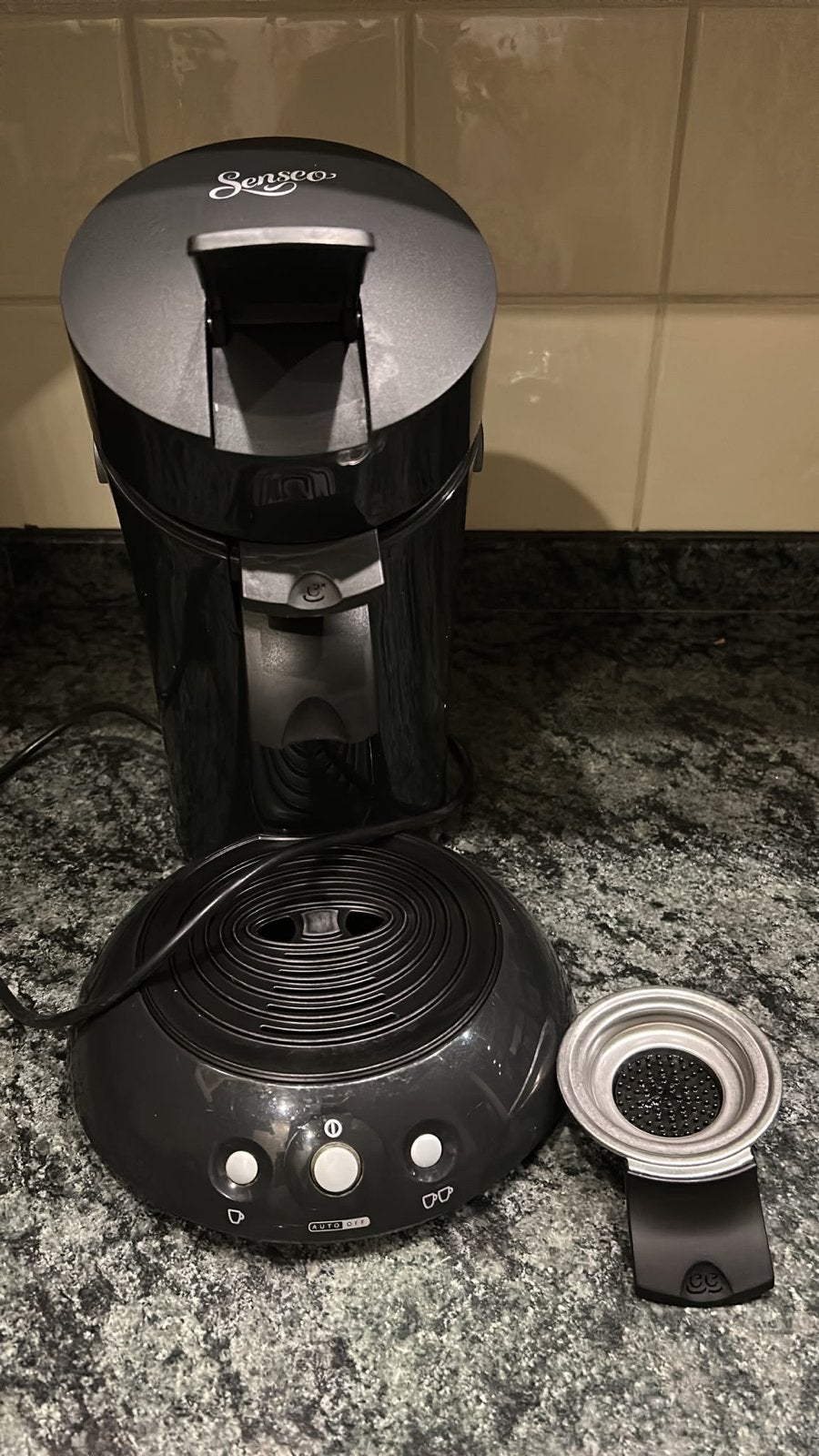 Senseo Original HD6553/60 Koffiepadapparaat Zwart, Koffiepads en cups, Gebruikt, Koffiemachine, Ophalen of Verzenden