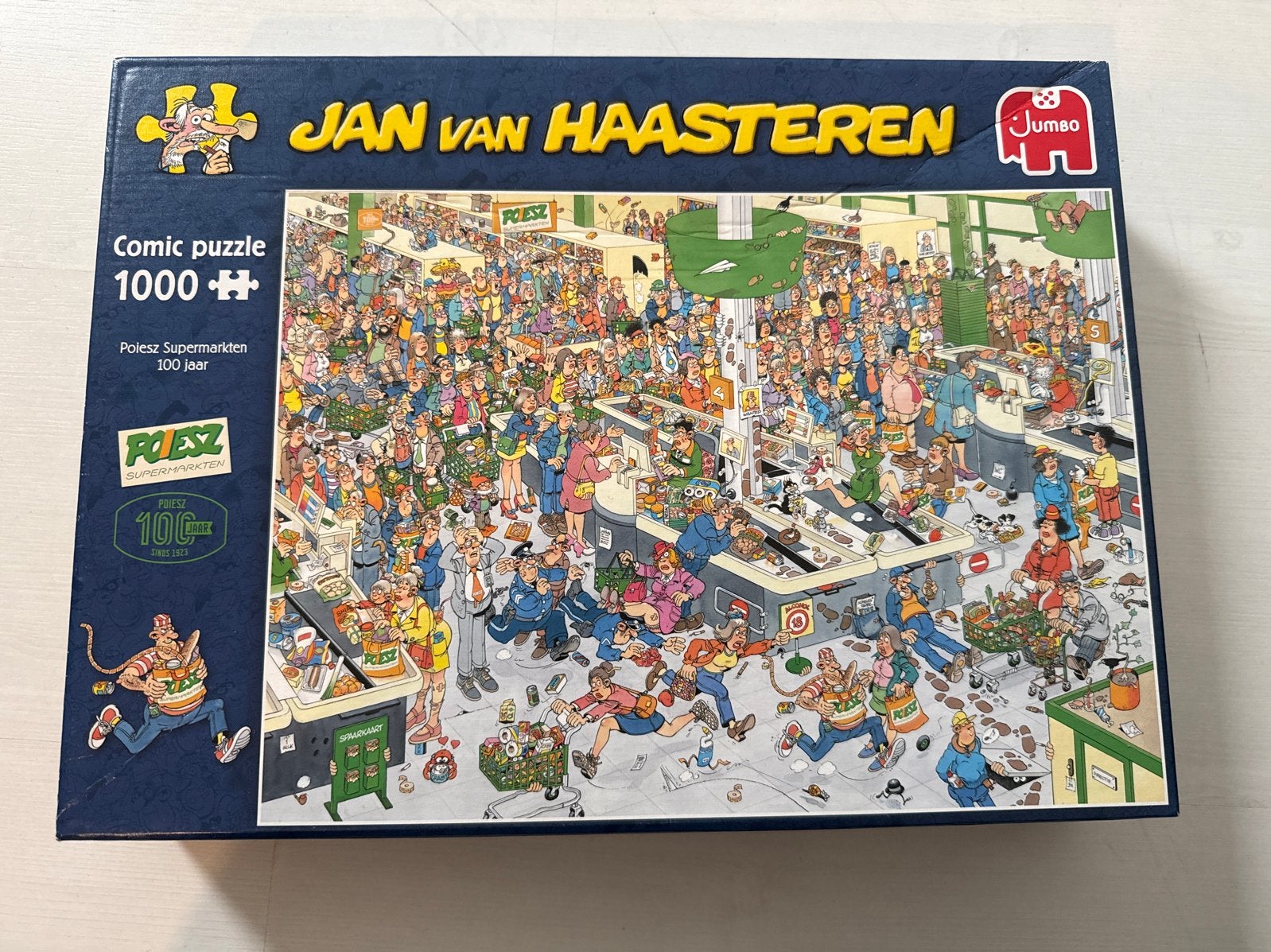Jan van Haasteren Comic Puzzel - 1000 stukjes, Ophalen of Verzenden, 500 t/m 1500 stukjes, Zo goed als nieuw, Legpuzzel