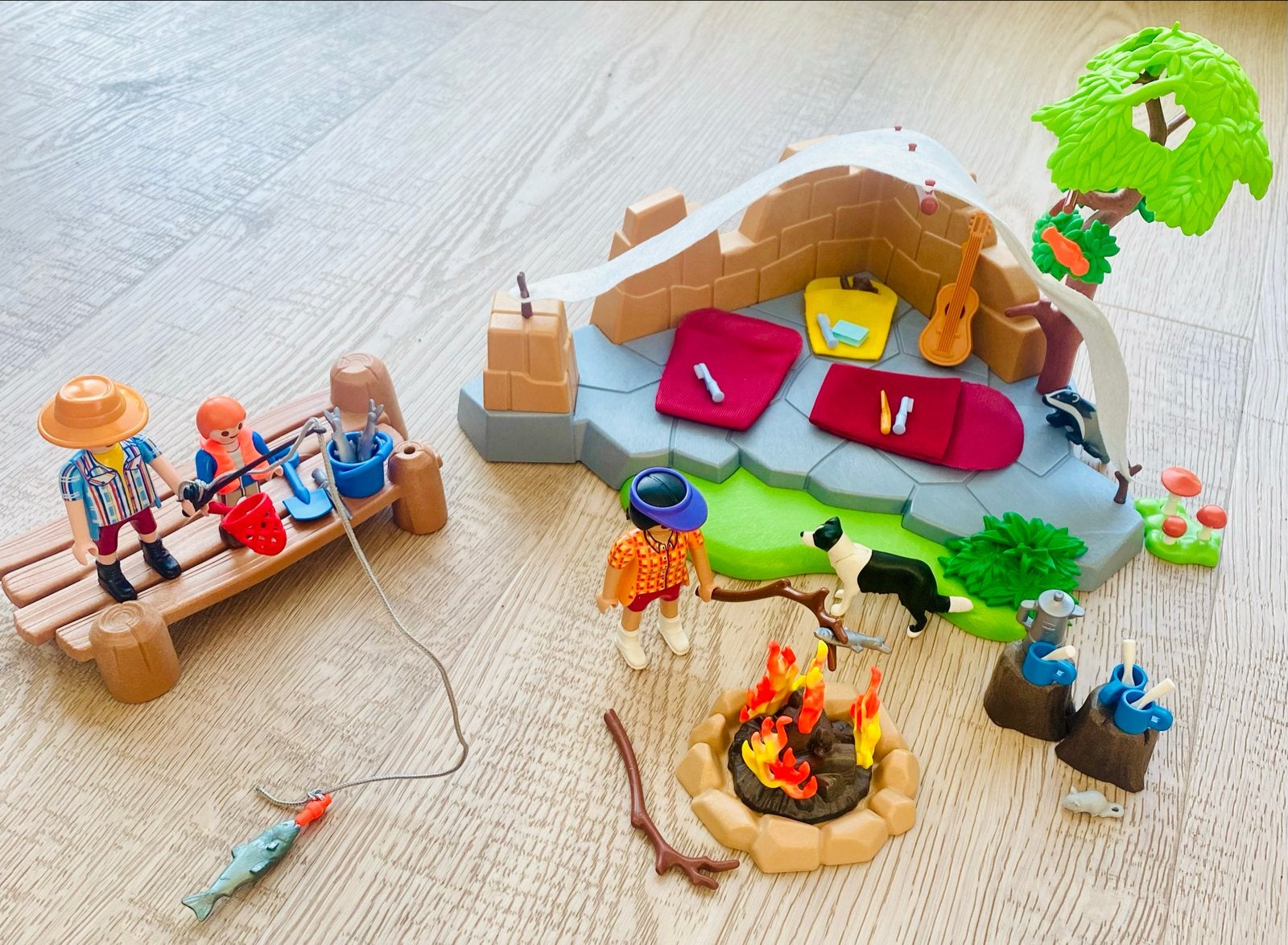 Playmobil Familie Kampeerset met Tent en Kampvuur, Ophalen, Complete set, Overige typen, Family fun