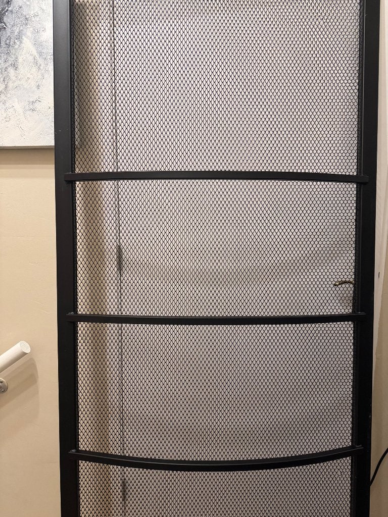 Spiraalbodem, Ophalen, 90 cm, Eenpersoons, Zwart