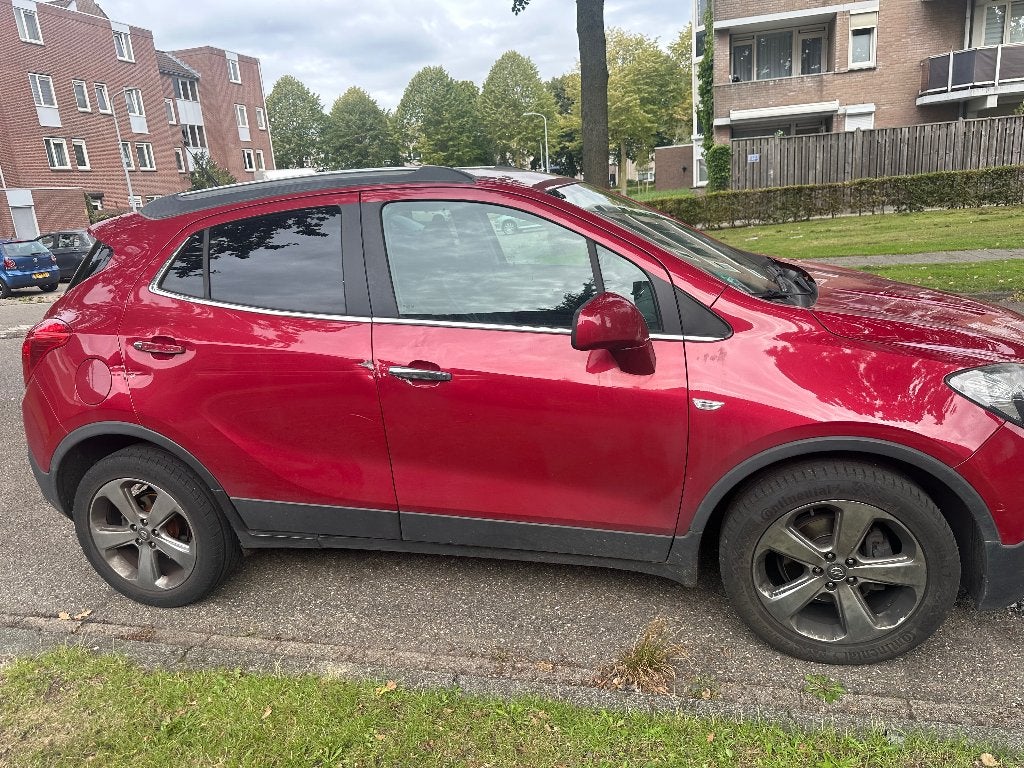 Opel Mokka 1.4 103KW 4WD 2013 Rood, 1325 kg, 4 cilinders, Leder, Handgeschakeld