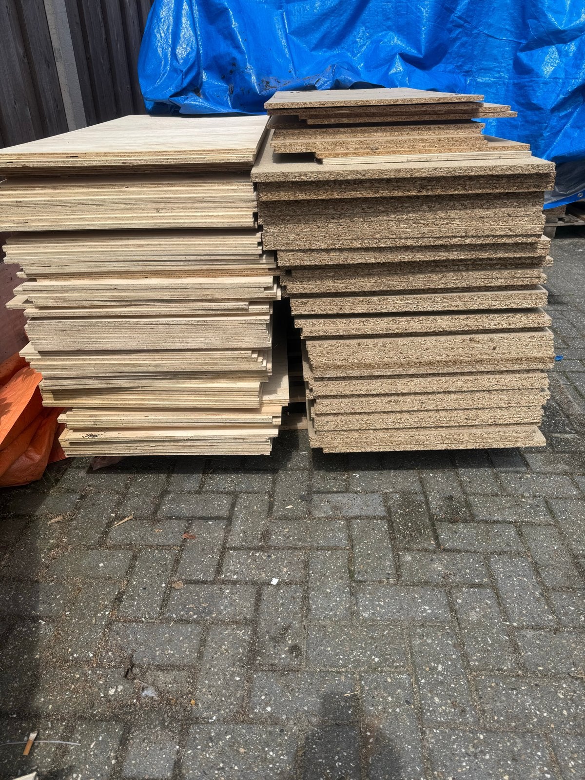 18 mm spaanplaat en 12 mm multiplex platen, Doe-het-zelf en Verbouw, Hout en Planken, Gebruikt, Minder dan 25 mm, Overige typen
