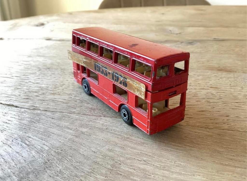 Matchbox London Dubbeldekker Bus 1953-1978 Engeland Lesney, Ophalen of Verzenden, Gebruikt, Bus of Vrachtwagen