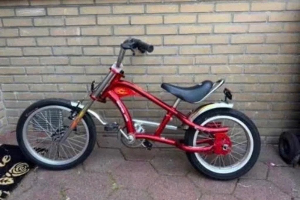 Lowrider kinder fiets, Lowrider, Gebruikt, Staal, Ophalen of Verzenden