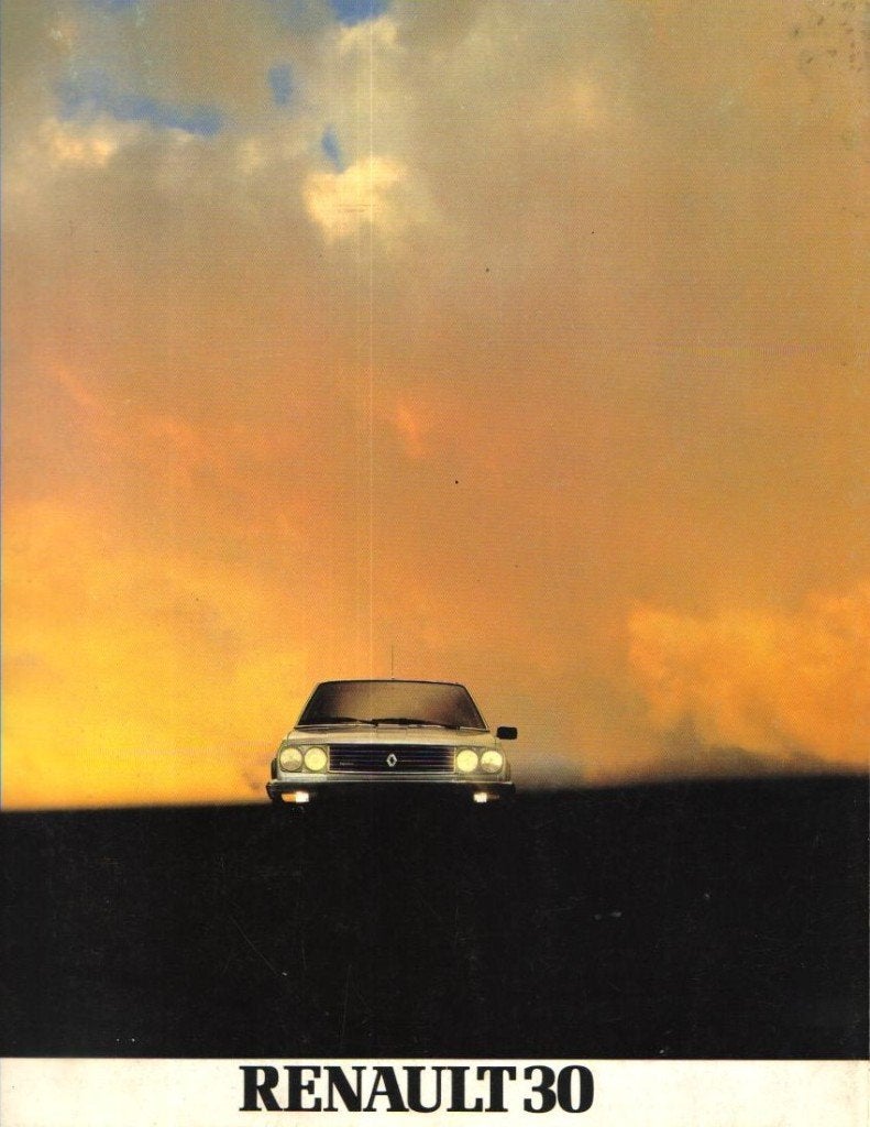 Brochure Renault 30 1982, Ophalen of Verzenden, Gelezen, Renault