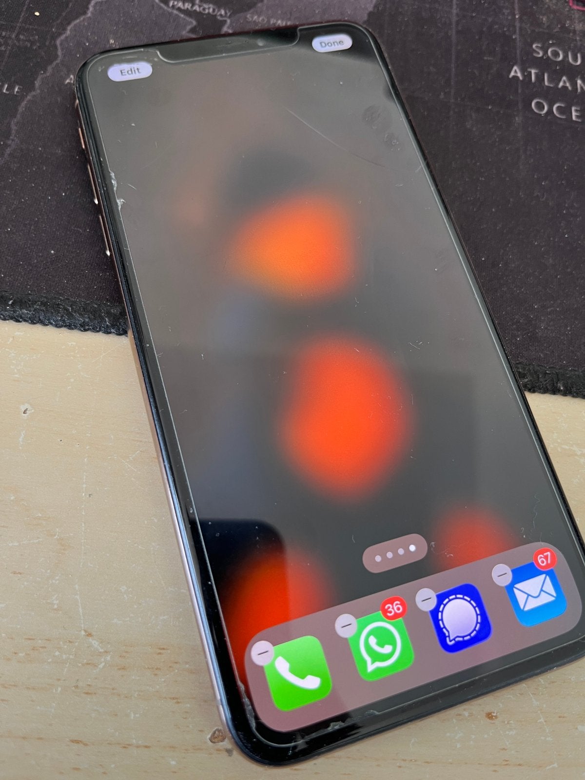 Iphone xs max 256gb - 100eu, Telecommunicatie, Mobiele telefoons | Apple iPhone, Gebruikt, IPhone XS Max, 76 %, Zonder simlock