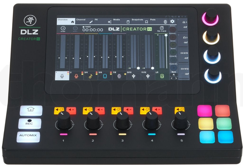 Mackie DLZ Creator XS podcast mixer nieuw in doos