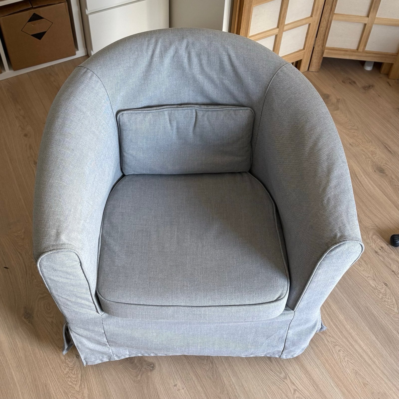 IKEA Tullsta Fauteuil - Comfortabele en stijlvolle stoel, Ophalen, Gebruikt, Minder dan 75 cm, 75 tot 100 cm