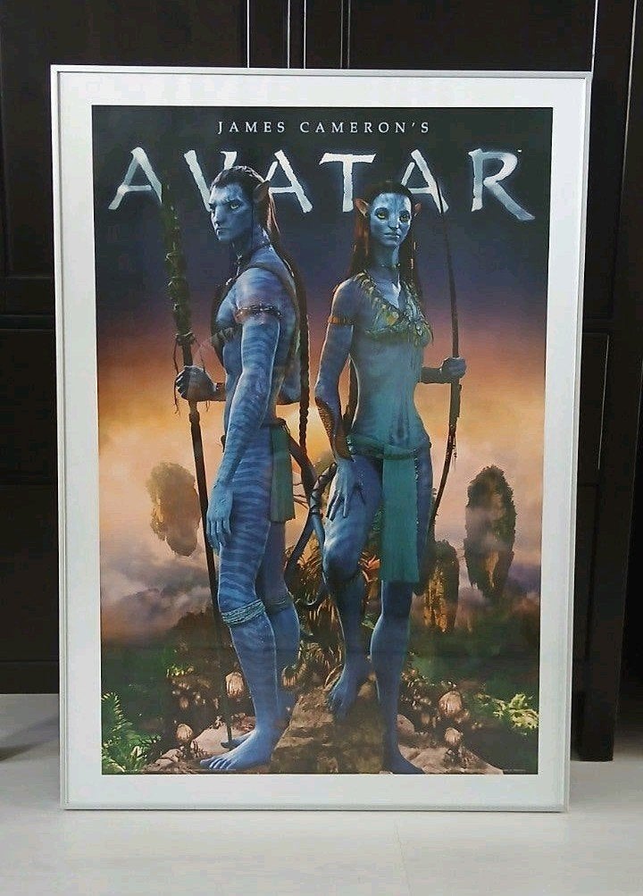 James Cameron's Avatar film poster 70 x 100 ingelijst lijst, Ophalen, Rechthoekig Staand, Met lijst, Zo goed als nieuw