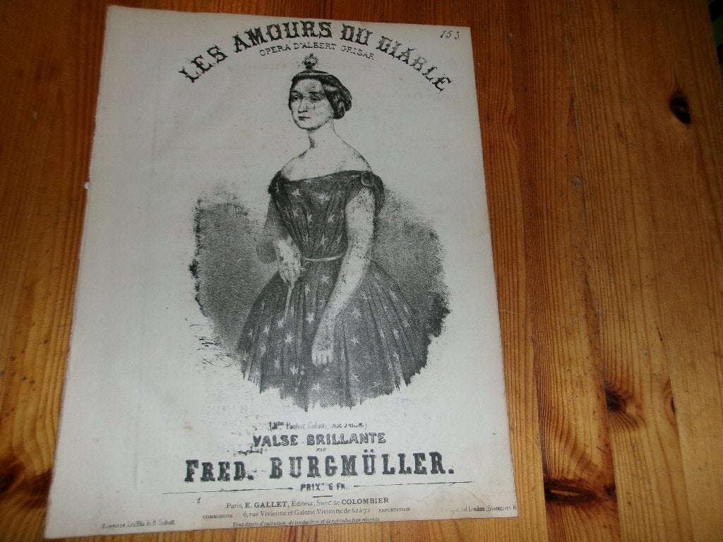 Fred. Burgmuller - Les Amours du diable, Muziek en Instrumenten, Gebruikt, Ophalen of Verzenden, Artiest of Componist, Piano