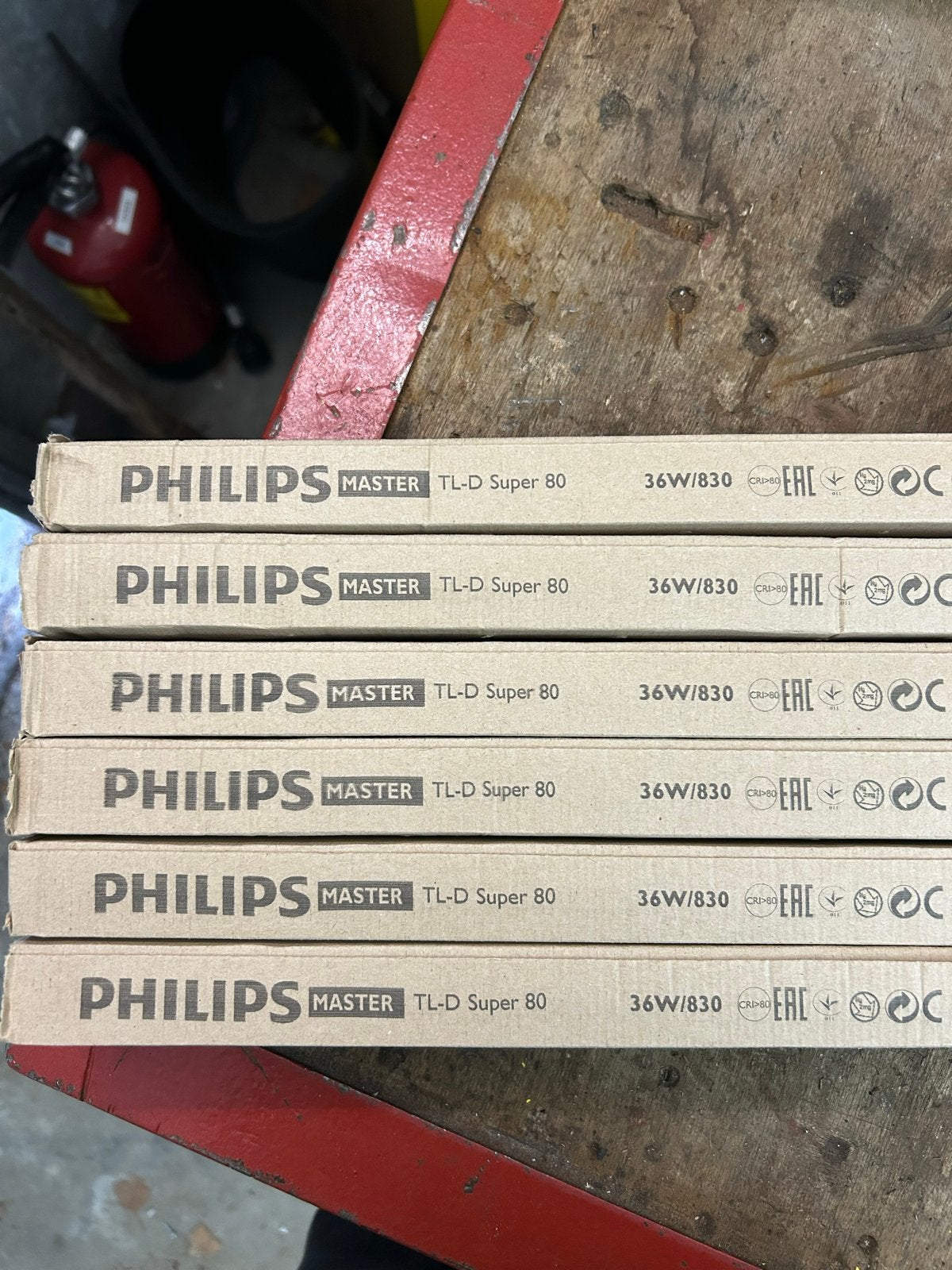 Philips Master TL-D Super 80 36W/830 TL-buizen (13 stuks), G13 (TL), Nieuw, Warm wit, Philips