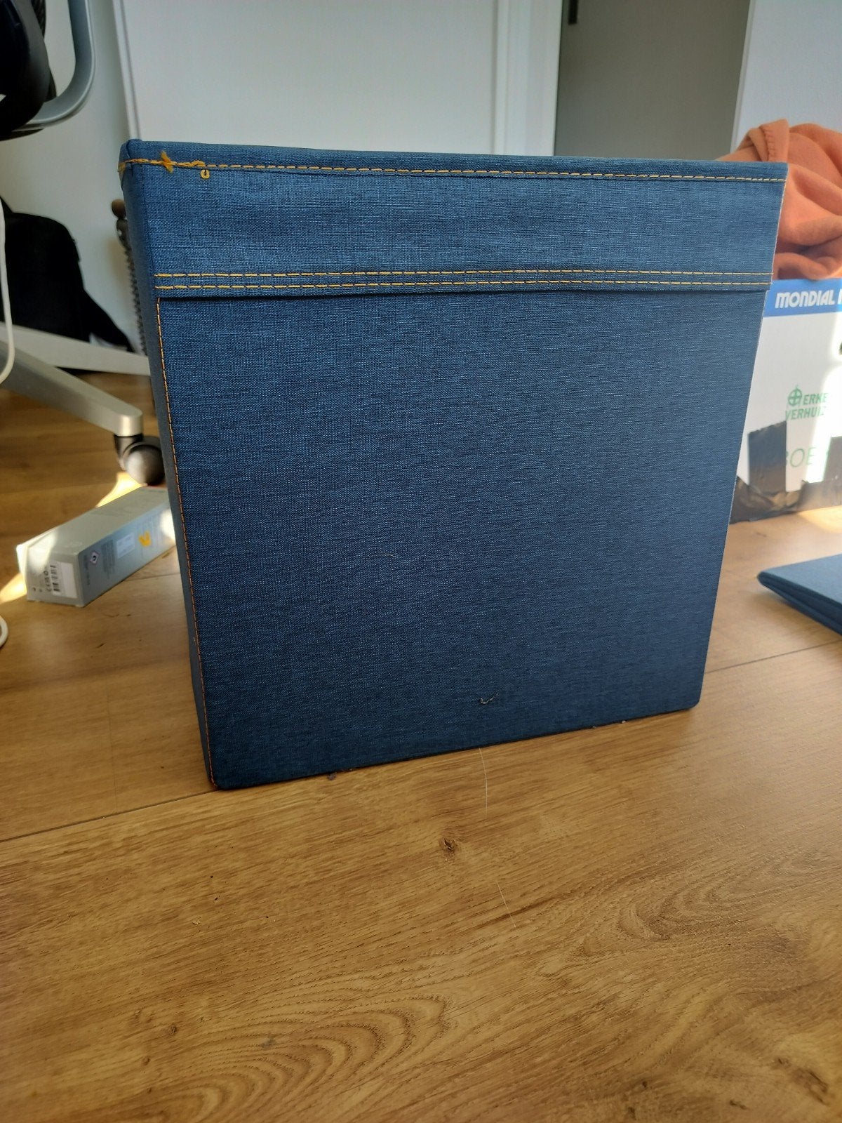 4x Dröna manden voor Kallax kast - 2x blauw, 2x paars, Ophalen, Gebruikt, Blauw, Textiel