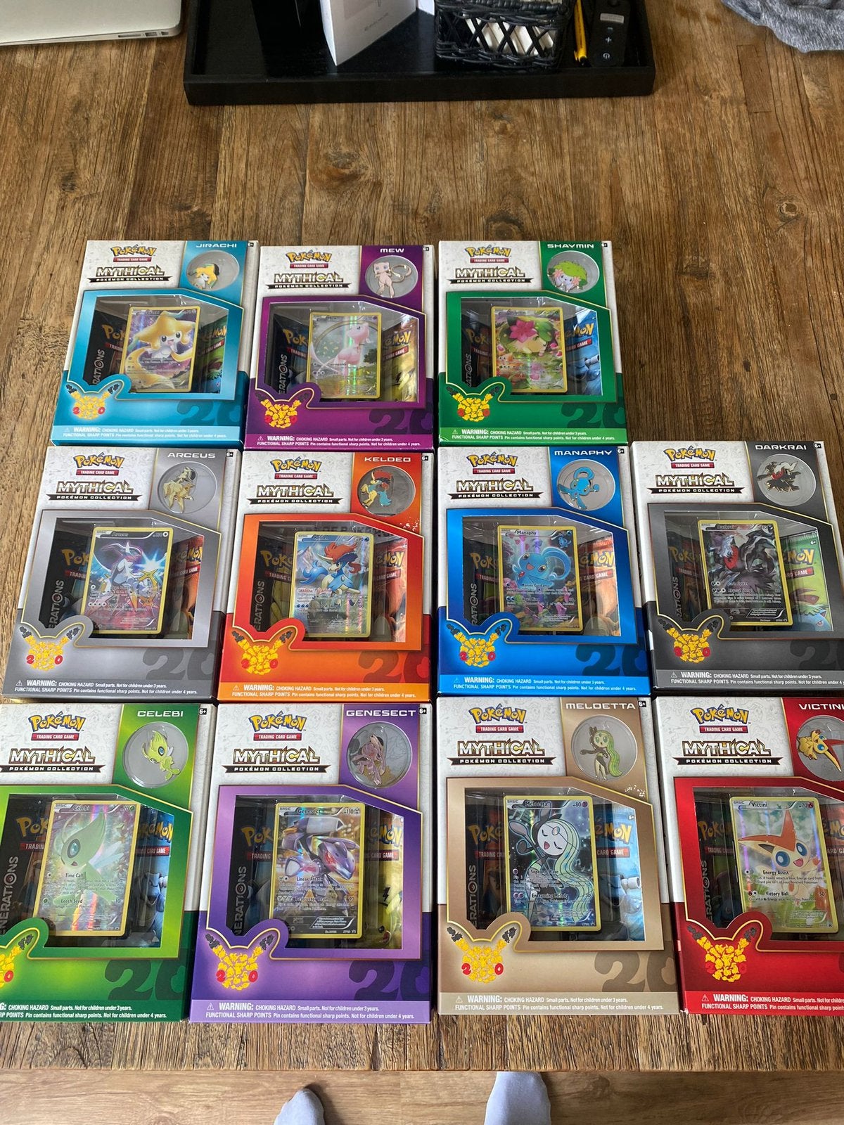 Pokemon mythical generations complete set van 11 stuks, Hobby en Vrije tijd, Verzamelkaartspellen | Pokémon, Ophalen of Verzenden