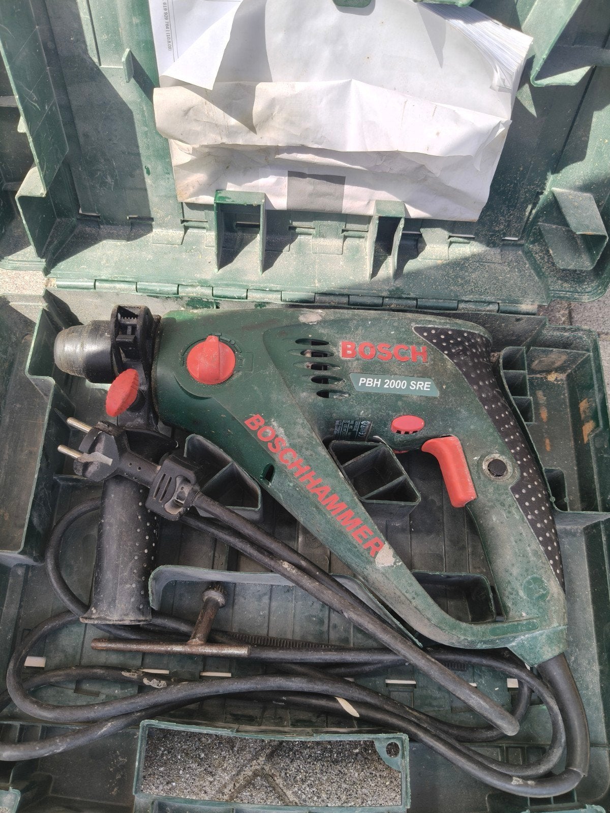 Bosch PBH 2000 SRE Boorhamer - Gebruikt, Gebruikt, Boor- en/of Breekhamer, Ophalen of Verzenden, Variabele snelheid