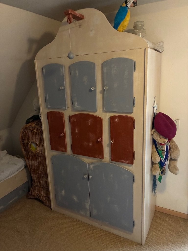 Kinderkamer handgemaakt met nautisch thema, Ophalen, Zo goed als nieuw, Jongetje of Meisje