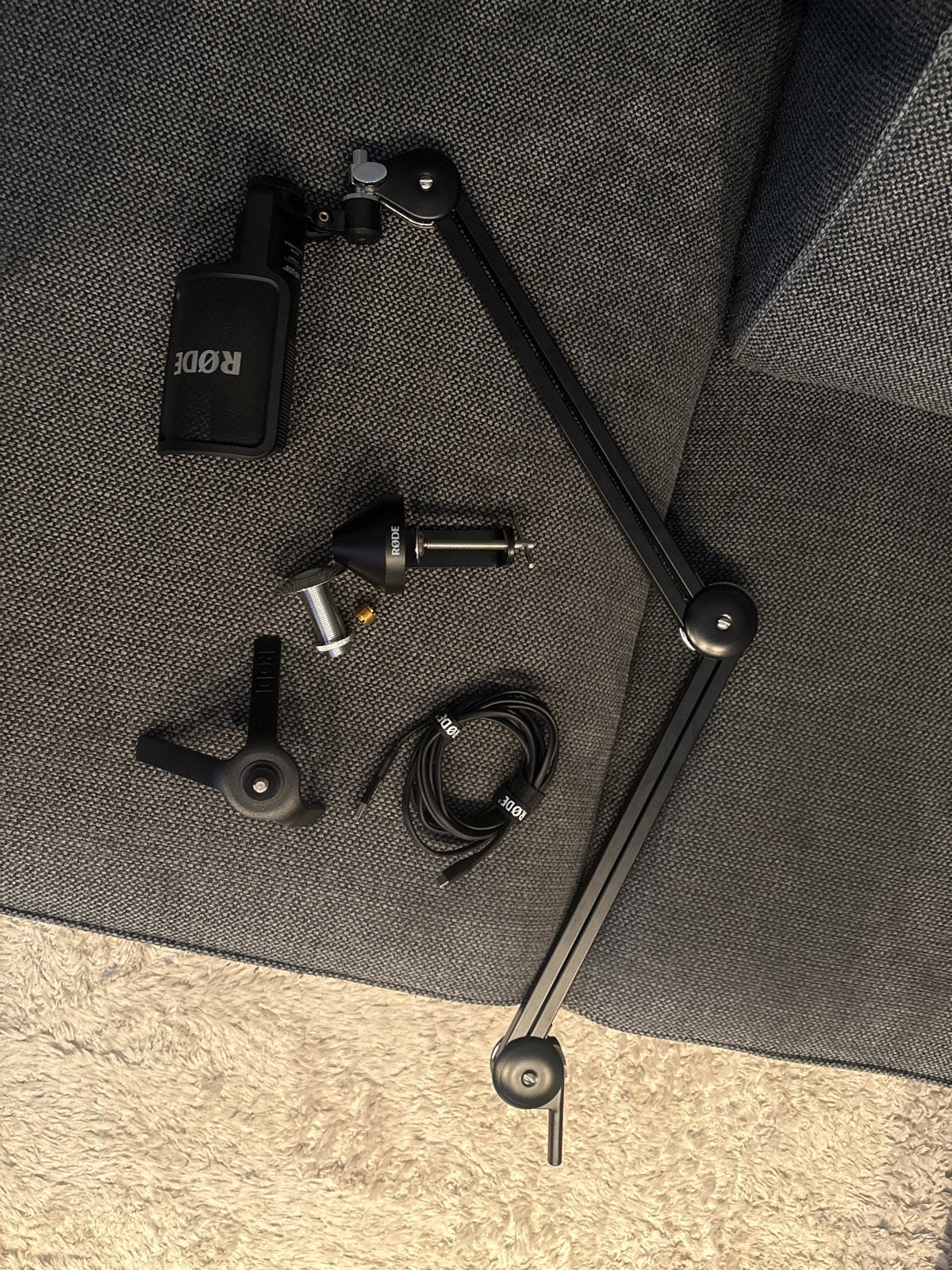 Rode NT-USB+ Studiomicrofoon met PSA1+ Microfoonarm, Muziek en Instrumenten, Microfoons, Ophalen, Zo goed als nieuw, Studiomicrofoon