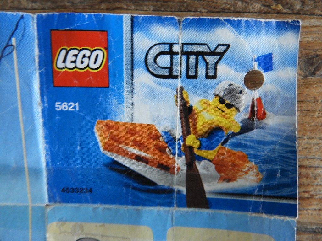 Lego 5621 Coast Guard Kayak, Compleet, Lego, Ophalen of Verzenden, Complete set