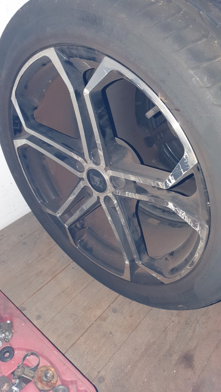 20 inch velgen met banden. 5x120 transporter multivan, Ophalen, 275 mm, Band(en), 20 inch