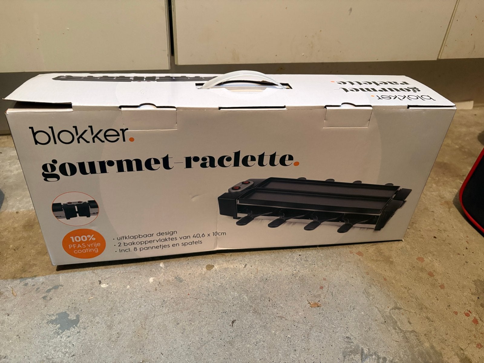 Blokker Gourmet Raclette - Een keer gebruikt, Ophalen of Verzenden, Zo goed als nieuw