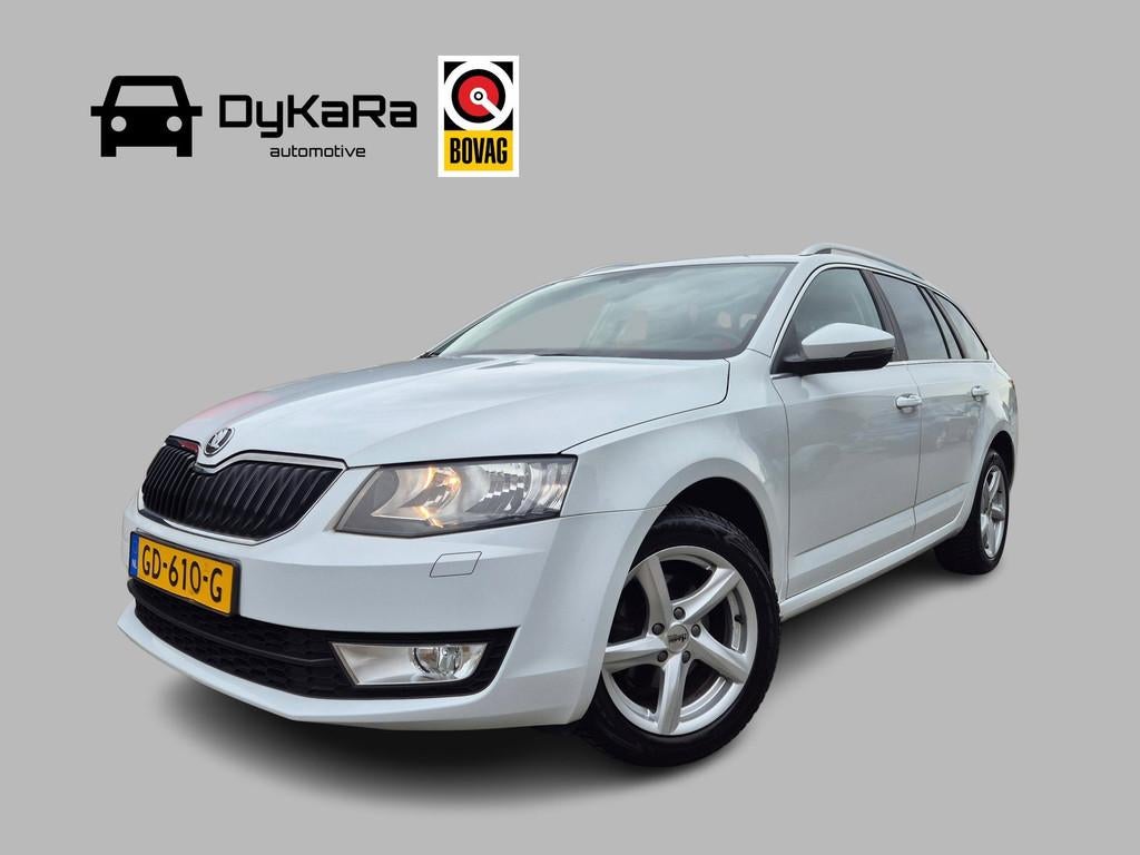 Skoda Octavia Combi 1.2 TSI Greentech Ambition DSG7, Cruise,, Euro 5, Stof, Gebruikt, Zwart