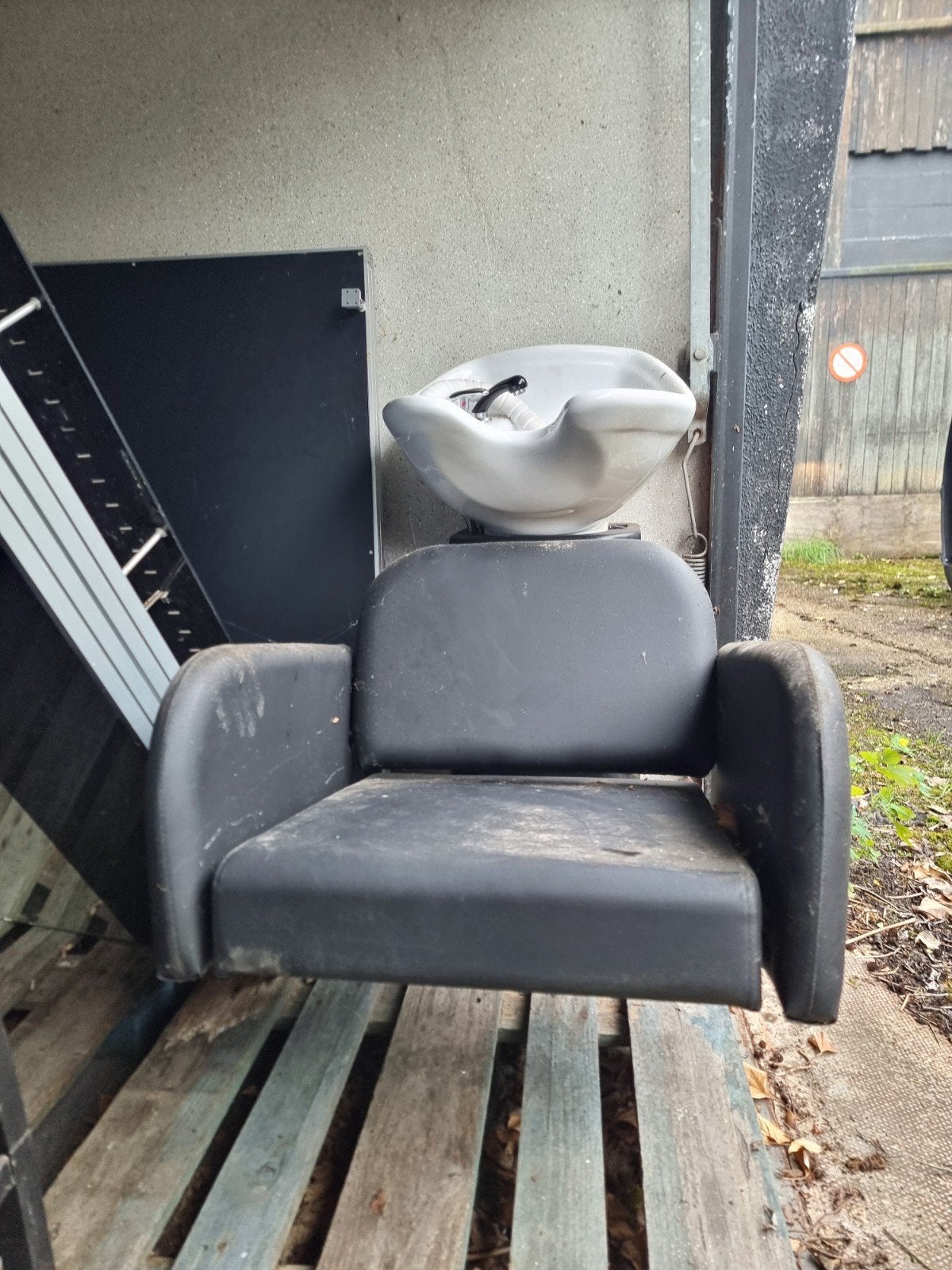 Gratis wasbak stoel, Ophalen, Eén