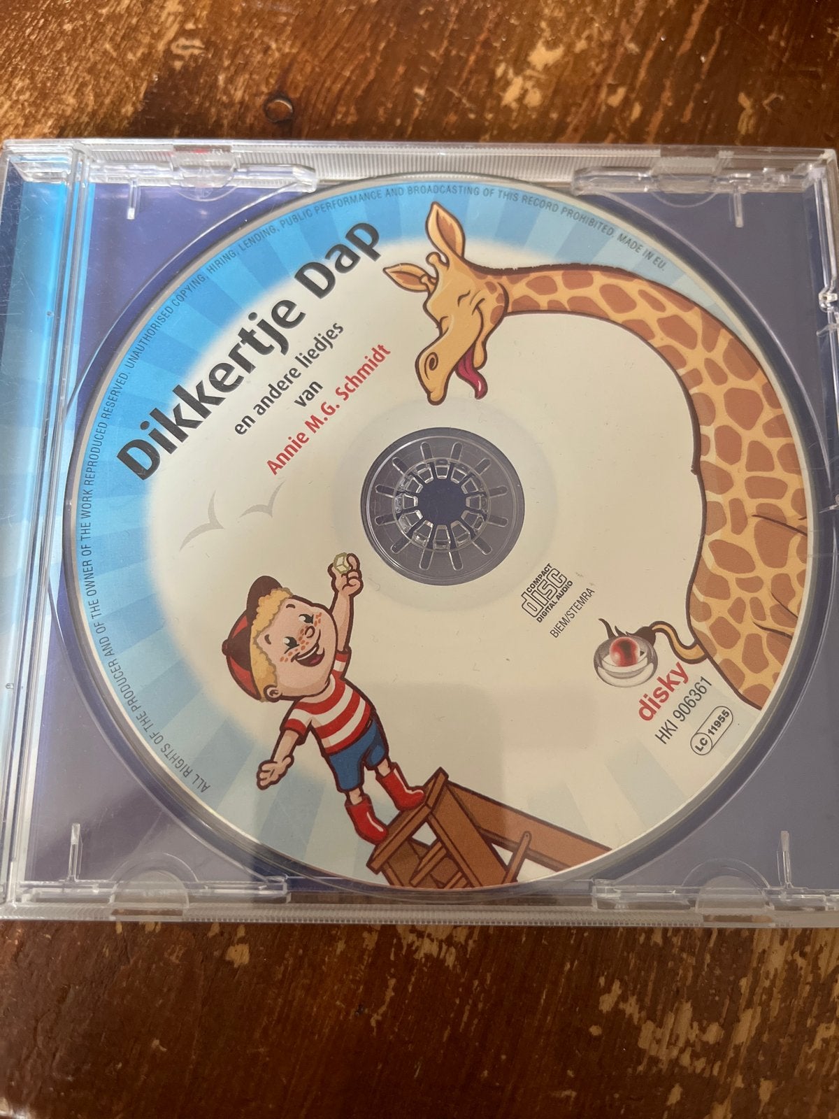 Dikkertje Dap en andere liedjes van Annie M.G. Schmidt CD, Cd's en Dvd's, Cd's | Kinderen en Jeugd, Gebruikt, Tot 2 jaar, Ophalen of Verzenden