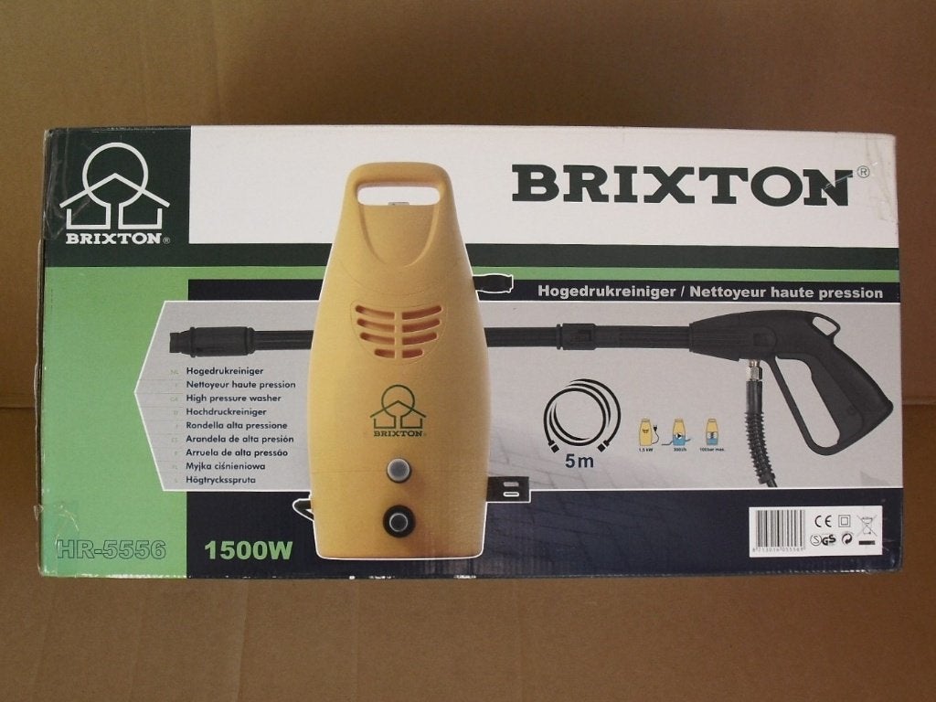 Brixton HR-5556 Hogedruk Reiniger – Nieuw, Brixton, Nieuw, Ophalen of Verzenden, Met regelbare waterdruk